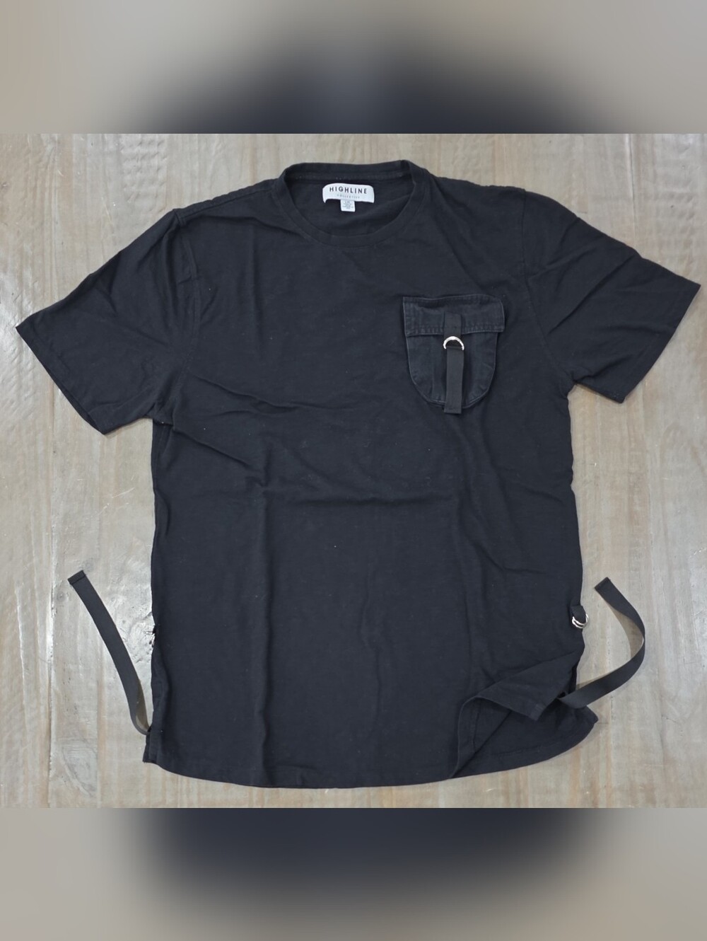 Highline Men’s Black Pocket Tee #K2505-0209